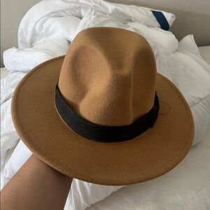 Classic Tan Fedora Hat